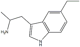 1H-Indole-3-ethanamine,5-ethyl-alpha-methyl-(9CI) 化学構造式