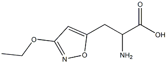 5-Isoxazolepropanoicacid,alpha-amino-3-ethoxy-(9CI) Structure