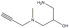 2-Propanol,1-amino-3-(methyl-2-propynylamino)-(9CI) Struktur