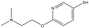3-Pyridinethiol,6-[2-(dimethylamino)ethoxy]-(9CI) 化学構造式