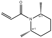Piperidine, 2,6-dimethyl-1-(1-oxo-2-propenyl)-, (2R,6S)-rel- (9CI) Struktur