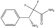 Benzenepropanamide, -alpha--amino--ba-,-ba--difluoro-, (-alpha-R)- (9CI) Struktur