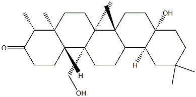 17,25-Dihydroxy-28-nor-D:A-friedooleanan-3-one|