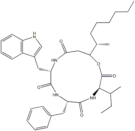 N-[N-[N-(3-하이드록시-4-메틸-1-옥소데실)-L-트립토필]-L-페닐알라닐]-D-알로이소류신λ-락톤