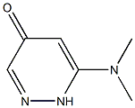 4-Pyridazinol,6-(dimethylamino)-(9CI) Structure