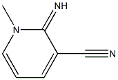 3-Pyridinecarbonitrile,1,2-dihydro-2-imino-1-methyl-(9CI) Struktur