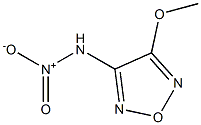 1,2,5-Oxadiazol-3-amine,4-methoxy-N-nitro-(9CI) Struktur