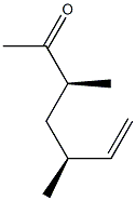 6-Hepten-2-one, 3,5-dimethyl-, (3R,5R)-rel- (9CI),763084-03-3,结构式