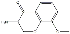 4H-1-Benzopyran-4-one,3-amino-2,3-dihydro-8-methoxy-(9CI) Structure