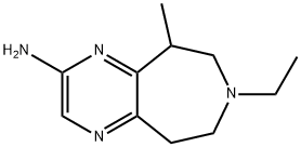 5H-Pyrazino[2,3-d]azepin-2-amine,7-ethyl-6,7,8,9-tetrahydro-9-methyl-(9CI) Struktur