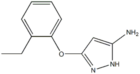 1H-Pyrazol-3-amine,5-(2-ethylphenoxy)-(9CI) Struktur