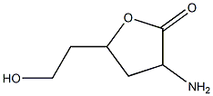threo-Hexonic acid, 2-amino-2,3,5-trideoxy-, gamma-lactone (9CI) Struktur