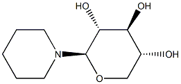 Piperidine, 1-ba-D-xylopyranosyl- (9CI) 结构式