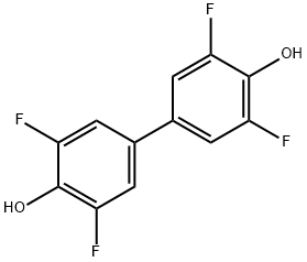 2,2',6,6'-四氟-[1,1'-联苯]-4,4'-二醇,76463-15-5,结构式