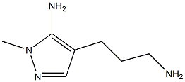 1H-Pyrazole-4-propanamine,5-amino-1-methyl-(9CI) Struktur