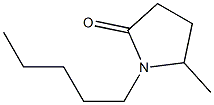 2-Pyrrolidinone,5-methyl-1-pentyl-(9CI) 化学構造式