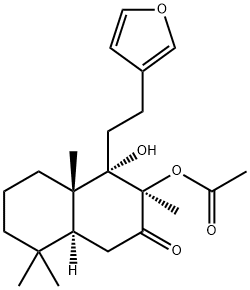 (3R,8aβ)-3α-アセトキシ-4-[2-(3-フリル)エチル]-3,4,4a,5,6,7,8,8a-オクタヒドロ-4β-ヒドロキシ-3,4aα,8,8-テトラメチルナフタレン-2(1H)-オン