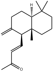 15,16-二去甲-8(17),11-赖百当二烯-13-酮, 76497-69-3, 结构式