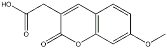 7-甲氧基-3-香豆素醋酸,765276-64-0,结构式