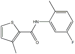 2-Thiophenecarboxamide,N-(5-fluoro-2-methylphenyl)-3-methyl-(9CI) Struktur