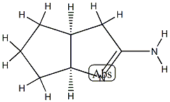 (3aR,6aR)-rel-3,3a,4,5,6,6a-hexahydro-Cyclopenta[b]pyrrol-2-aMine (Relative struc) Structure