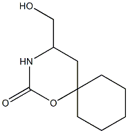 1-Oxa-3-azaspiro[5.5]undecan-2-one,4-(hydroxymethyl)-(9CI) 结构式