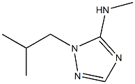 1H-1,2,4-Triazol-5-amine,N-methyl-1-(2-methylpropyl)-(9CI) Struktur