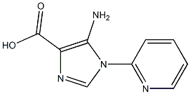 1H-Imidazole-4-carboxylicacid,5-amino-1-(2-pyridinyl)-(9CI) Struktur