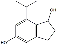 1H-Indene-1,5-diol,2,3-dihydro-7-(1-methylethyl)-(9CI),765913-95-9,结构式