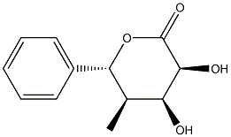 L-Ribonic acid, 4-deoxy-4-methyl-5-C-phenyl-, delta-lactone, (5R)- (9CI) 结构式