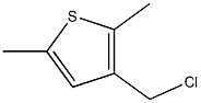 3-(chloromethyl)-2,5-dimethylthiophene 化学構造式