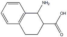 1-氨基-1,2,3,4-四氢萘-2-甲酸 结构式