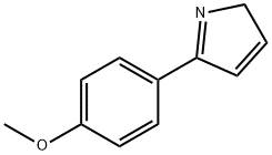 2H-Pyrrole,5-(4-methoxyphenyl)-(9CI) 结构式