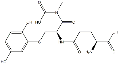 2-(S-glutathionyl)hydroquinone Struktur