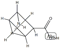 4-Azatetracyclo[4.2.0.02,5.03,8]octane-7-carboxylicacid,stereoisomer(9CI) Structure