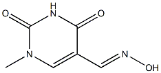 5-Pyrimidinecarboxaldehyde,1,2,3,4-tetrahydro-1-methyl-2,4-dioxo-,5-oxime, Structure
