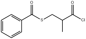 (±)-S-(3-chloro-2-methyl-3-oxopropyl) benzenecarbothioate Struktur