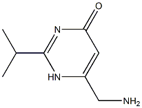 4(1H)-Pyrimidinone,6-(aminomethyl)-2-(1-methylethyl)-(9CI)|