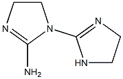 [1,2-Bi-1H-imidazol]-2-amine,4,4,5,5-tetrahydro-(9CI) 化学構造式