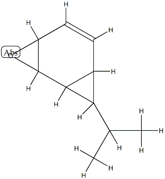 3-Oxatricyclo[5.1.0.02,4]oct-5-ene,8-(1-methylethyl)-,(1alpha,2bta,4bta,7alpha,8alpha)-(9CI) Structure