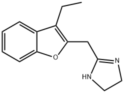 1H-Imidazole,2-[(3-ethyl-2-benzofuranyl)methyl]-4,5-dihydro-(9CI) Struktur