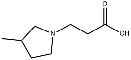 1-Pyrrolidinepropanoicacid,3-methyl-(9CI) 化学構造式