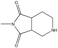 1H-Pyrrolo[3,4-c]pyridine-1,3(2H)-dione,hexahydro-2-methyl-(9CI),768344-67-8,结构式