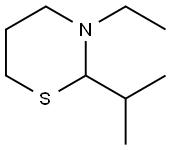 2H-1,3-Thiazine,3-ethyltetrahydro-2-(1-methylethyl)-(9CI) Structure