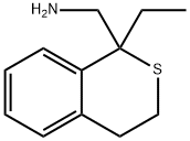 1H-2-Benzothiopyran-1-methanamine,1-ethyl-3,4-dihydro-(9CI),769064-87-1,结构式