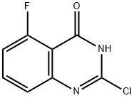 4(3H)-Quinazolinone, 2-chloro-5-fluoro- 结构式