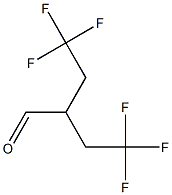 4,4,4-trifluoro-2-(2,2,2-trifluoroethyl)butanal 化学構造式