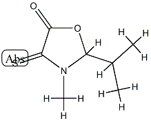 5-Oxazolidinone,3-methyl-2-(1-methylethyl)-4-thioxo-(9CI) Structure