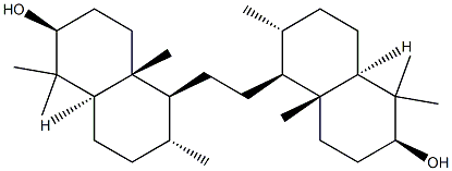 オノセランI-3β,21α-ジオール 化学構造式