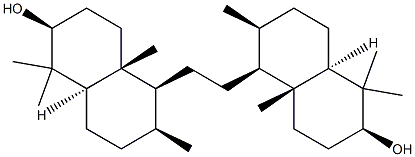 8,14-Secogammacerane-3β,21α-diol Struktur